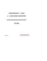 Promax CV-223 User manual