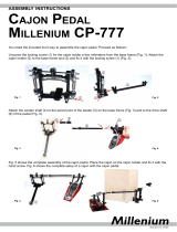 Mil­lenium CP-777 Cajon Pedal Assembly Instructions