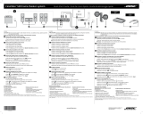 Bose CineMate® 520 home theater system Quick start guide