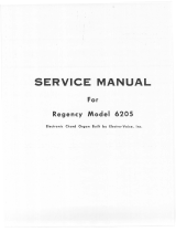 Electro-Voice Regency 6205 Owner's manual