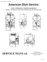 American Dish Service AF-3D User manual