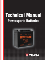 Yuasa Powersports Battery Technical User manual