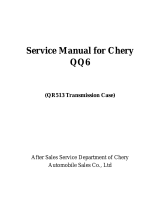 Chery QQ6 QR513 Transmission Case User manual
