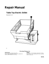 Cleveland Range SET-10 User manual