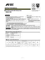 Anest Iwata SGA100 Owner's manual