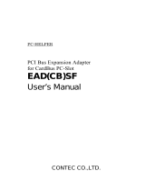 Contec EAD(CB)SF Owner's manual