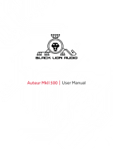 Black Lion Audio Auteur MKII 500 User manual