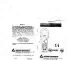 Amprobe A-1000 True-RMS WAVEFORM Clamp-On Transducer User manual