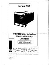 Watlow SERIES 836 User manual