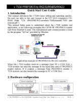 ICP DAS USA I-7550-B Quick start guide