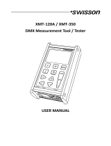 Swisson DMX-Measurement Tool XMT120A User manual