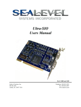SeaLevel Ultra-SIO User manual