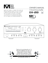 Better Music Builder DX-213 Owner's manual