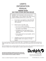 Dunkirk D249 Series Commercial Boiler User manual