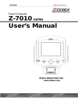 Zebex Z-7010 Series User manual