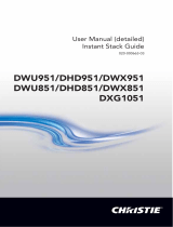 Christie DWU851-Q User manual