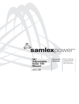 Samlexpower ADJ-28 Owner's manual