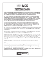 AJH Synth MiniMoD VCO User manual