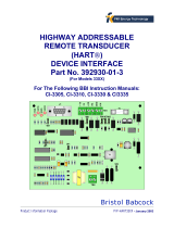 Remote Automation SolutionsBristol Highway Addressable Remote Transducer (HART) Device Interface