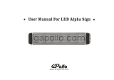 Apollo LED Sign User manual