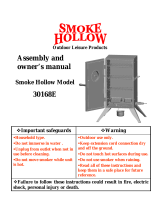 Smoke Hollow 30168E Owner's manual