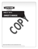 Lifetime 90143 Owner's manual