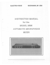 Electro-Voice 2505 User manual