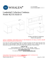 Whalen JCS110245-D-US User manual