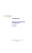 ZiLOG Z8F0411 User manual