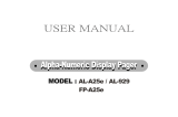 Apollo AL-A25e User manual
