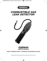 General Tools & Instruments CGD900 Owner's manual