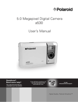 Polaroid A530 User manual