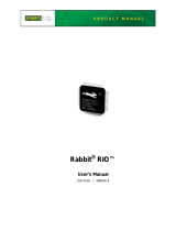 Digi Rabbit RIO Programmable I/O Application Kit User manual