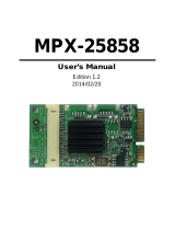 Commell MPX-25858 User manual