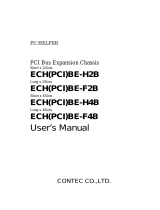 Contec ECH(PCI)BE-H2B Owner's manual