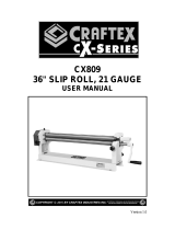Craftex CX Series CX809 Owner's manual