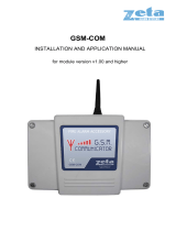 Zeta GSM-COM User manual