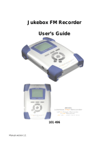 Archos Jukebox FM Recorder User guide
