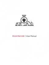 Black Lion Audio B12A MKII 500 Owner's manual