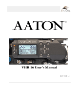 AAton VHR 16 User manual