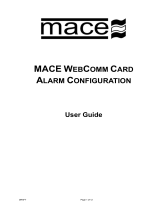 Mace XCi Alarm User manual