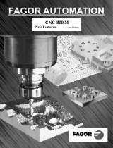 Fagor CNC 800 M OEM User manual