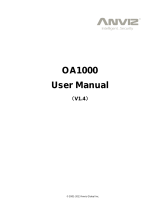 Anviz OA1000 User manual