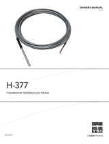 YSI WaterLOG Temperature Sensor (AirSoilWater) H-377 User manual