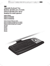 3M Adjustable Keyboard Tray, AKT170LE User manual