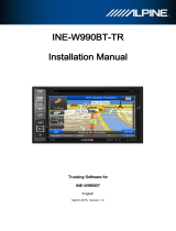 Alpine INE-W990BT-TR User manual