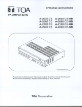 TOA A-2240 CE User manual