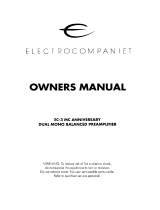 ELECTROCOMPANIET EC-3 MC Owner's manual