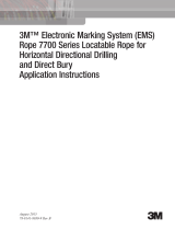 3M Electronic Marking System (EMS) Rope 7704-HR, Wastewater, 300 m Roll Operating instructions