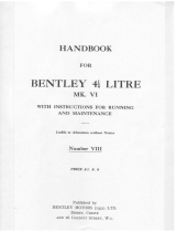 Bentley 4.25 l MK6 User manual